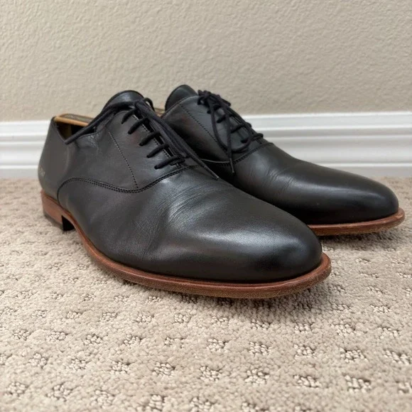 Common Projects Oxford Dress Shoes in Black Men US 10 EU 43 Designer Preppy